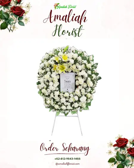 Krans Bunga Duka Sindang Marga